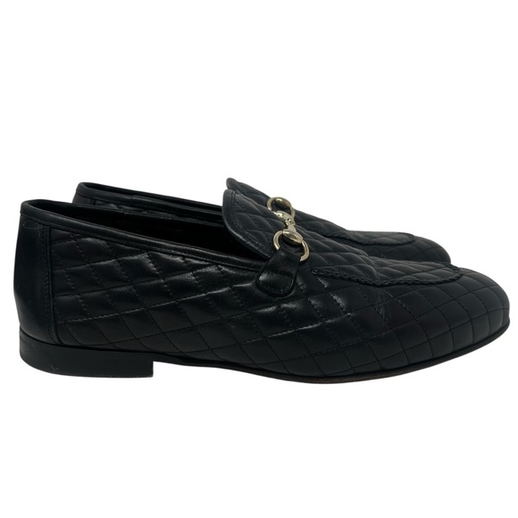 Mezlan Black Quilted Leather Slip-Ons main image 8